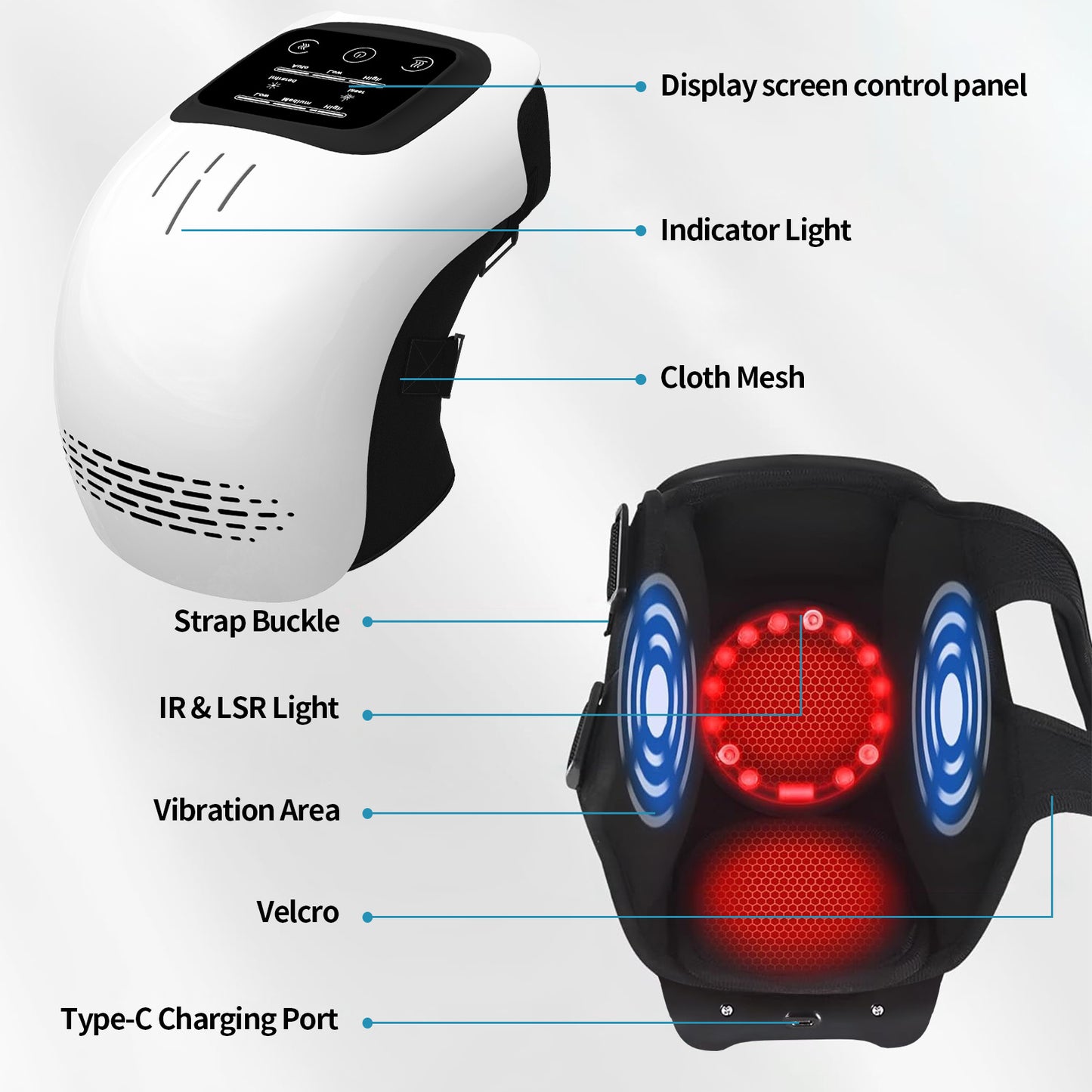 Wireless Knee Massager | Electric Knee Physiotherapy